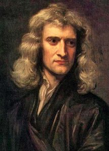 Portrait of Newton at 46 in 1689 by Godfrey Kneller.