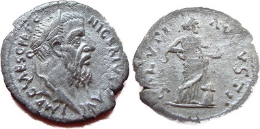 Denarius Pescennius Niger Saluti Augusti.
