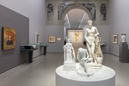 View inside the exhibition. Photo: Johannes Stoll. © Belvedere, Vienna.
