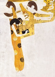 Gustav Klimt, Die Poesie (Detail Beethovenfries), 1901/02. © Belvedere Wien.
