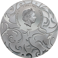 Scarab Selection II – Lunar Eclipse: Cook Islands / 5 Dollars / Silver .999 / 1 oz / 38.61 mm / Mintage: 499.