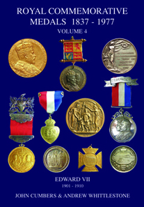 John Cumbers and Andrew Whittlestone, Royal Commemorative Medals 1837-1977. Vol. 4. Edward VII, 1901-1910. Edited by Paul and Bente R Withers. 2nd edition. Galata, Llanfyllin, 2017. Paperback, 205 pages, A4. Retail 45.00 pounds.