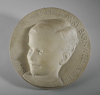 Mary Gillick, Medallion Portrait of Lionel Michael Lowry Barnwell (1947). Courtesy the Estate of Ernest and Mary Gillick and Leeds Museums & Galleries (Leeds Art Gallery).