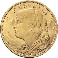 Lot 345: Swiss Confederation. 100 Francs 1925. HMZ 2-1193. 38.7 mm.