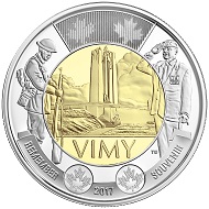 Canada / 2 CAD / Design: Susanna Blunt (obverse), Tony Bianco (reverse) / Mintage: 5 million.