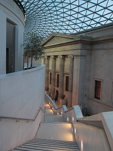 Inside the British Museum: the foyer. Photo: UK.