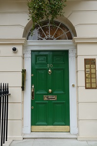 Located at elegant Fitzroy Square: the offices of young auction company Roma Numismatics. Photo: UK.