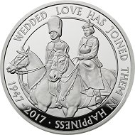 Great Britain / 5 Pounds / Silver .925 / 28.28g / 38.61mm / Design: Etienne Miller (obverse) and John Bergdahl (reverse) / Mintage: 15,950.