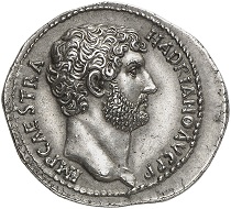 295 / Lot 832: Hadrian, 117-138. Cistophorus, 128-138, Nicomedia. From Leu sale 18 (1977), No. 330. Rare. Extremely fine showpiece. Estimate: 50,000,- euros. Hammer price: 85,000,- euros.