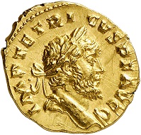 Lot 1070: Tetricus I, 271-274. Aureus, 273/4, Cologne. Extremely rare. Extremely fine. Estimate: 50,000,- euros. Hammer price: 80,000,- euros.