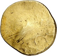295 / Lot 87: Populonia (Etruscans). AV-50 asses, 300-250 BC. From Hess-Leu sale 8 (1965), No. 3. From the Tetzlaff-Gahrmann Collection. Rare. Extremely fine.
Estimate: 5,000,- euros. Hammer price: 8,000,- euros.