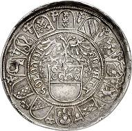 296 / Lot 1748: Solothurn (Switzerland). Taler 1501. From the collection of a history enthusiast. From Leu sale 66 (1996), Lot 61. Very rare. Very fine+. Estimate: 7,500,- euros. Hammer price: 24,000,- euros.