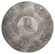 297 / Lot 3350: Braunschweig-Lüneburg-Celle. Friedrich, 1636-1648. Löser of 4 reichstalers 1647, Clausthal, on the imminent end of the 30 Years’ War. Extremely rare. Extremely fine. Estimate: 25,000,- euros. Hammer price: 42,000,- euros.