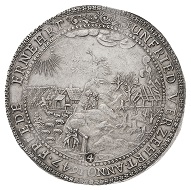 297 / Lot 3350: Braunschweig-Lüneburg-Celle. Friedrich, 1636-1648. Löser of 4 reichstalers 1647, Clausthal, on the imminent end of the 30 Years’ War. Extremely rare. Extremely fine. Estimate: 25,000,- euros. Hammer price: 42,000,- euros.