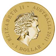 Australia - 1 AUD - Aluminium / Bronze - 20.0 g - 39.34 mm - Mintage: Unlimited - Designer: Tom Vaughan.