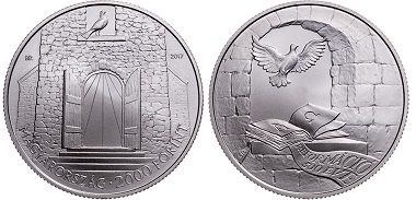 Hungary / 2,000 HUF / Copper-nickel / 30.8g / 38.61mm / Mintage: 5,000.