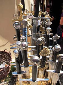 An interesting selection of swords. Photo: UK.