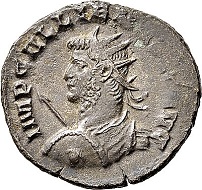 Lot 5727: Roman Imperial times. Gallienus, 253-268. Antoninianus, 264/265, Mediolanum (Milan). Almost extremely fine/very fine. Estimate: 75 euros. Hammer price: 750 euros.