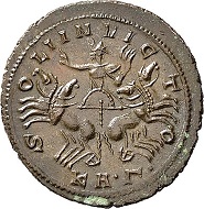 Lot 5974: Roman Imperial times. Probus, 276-282. Antoninianus, 276, Serdica. Extremely rare legend. Extremely fine. Estimate: 75 euros. Hammer price: 550 euros.