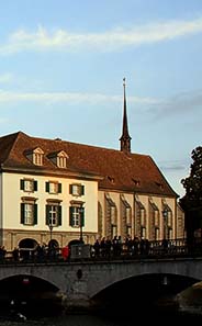 Fig. 3: View of the Wasserkirche, seen from the Münsterbrücke. Detail of Fig. 2