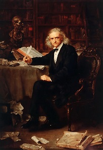 Theodor Mommsen. Painting by Ludwig Knaus, 1881.