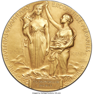 This medal was to be offered at the Heritage auction.