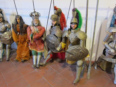 Dolls of the Sicilian puppet theater. Photo: KW.
