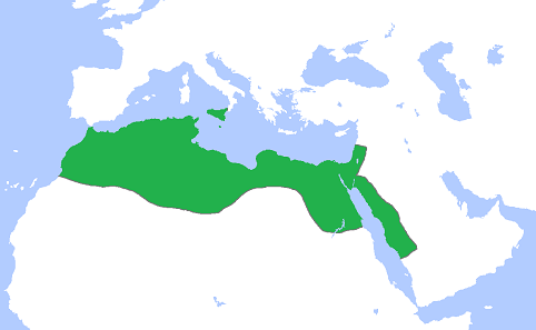 The Fatimid Empire around 969. Source: Gabagool / CC BY 3.0