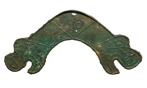 Dragon head bridge money, China, 5th-3rd century BCE.