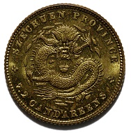 7.2 Candareens Coin, United States for China, 1902.