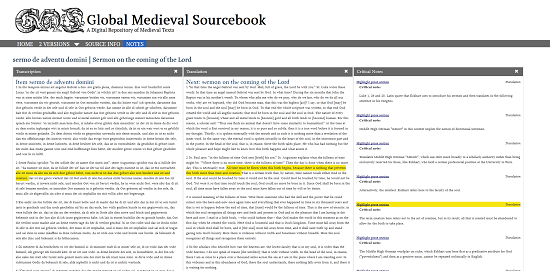 Overview with transcription, translation and critical notes.