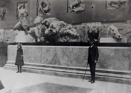The Parthenon gallery in the British Museum, about 1890. Photograph. © The Trustees of the British Museum.