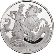 United Kingdom / 5 GBP / Cupro-nickel / 28.28g / 38.61mm / Design: Jody Clark.