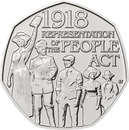 United Kingdom / 50 Pence / Cupro-nickel / 8.00g / 27.30mm / Design: Jody Clark (obverse) and Stephen Taylor (reverse).