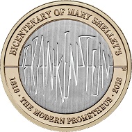 United Kingdom / 2 GBP / Inner: Cupro-nickel; Outer: Nickel-brass / 12.00g / 28.40mm / Design: Jody Clark (obverse) and Thomas T. Docherty (reverse).