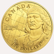 Canada / 100 USD / 14-karat gold / 12g / 27mm / Mintage: 1,500.