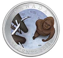 Canada - 0.25 CAD - nickel plated steel - 12.61 g - 35 mm - Design: Emily S. Damstra (reverse), Susanna Blunt (obverse) - Mintage: While Supplies last.