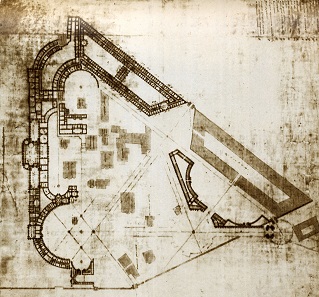 Draft for the rebuilding of the Kremlin by Bazhenov.