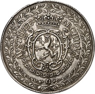1271: Holy Roman Empire. Ferdinand III., 1625-1637-1657. Sixfold reichstaler 1629, Prague. Extremely fine. Estimate: 20,000 euros. Hammer price: 110,000 euros.