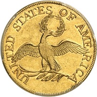 1483: USA. Federation. 5 dollars 1795, Philadelphia. Very rare. PCGS graded MS 61. Extremely fine. Estimate: 35,000 euros. Hammer price: 55,000 euros.