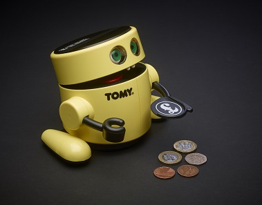 “Mr Money” savings bank, 1987. This unusual numismatic object is designed to make the process of saving fun – place a coin in his hand and watch him lift it to his mouth, eat it and lick his lips. © the Trustees of the British Museum