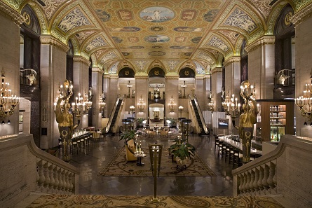 The Palmer House lobby.