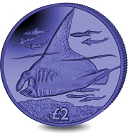 Great Britain / 2 GBP / Titanium / 10.00gms / 36.10mm / Mintage: 7,500.