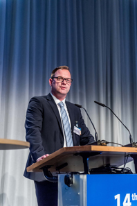 Michael Groves (Royal Canadian Mint) showed an alternative of how avoiding expensive trial strikes. Photo WMF / Andreas Schölzel.