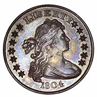 1804 dollar, Idler/Bebee specimen - ANA collection.