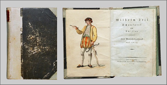The first edition of Schiller’s Wilhelm Tell. Source: H.-P.Haack / CC-BY-SA 3.0