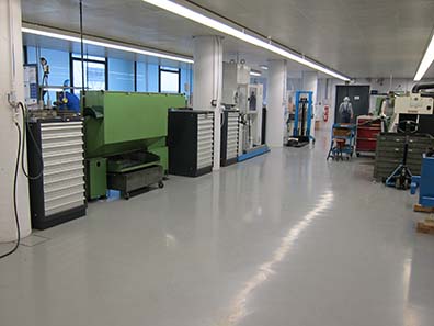 This is where the punches are made. Photograph: UK.