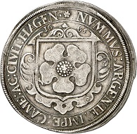 No. 1079: Haguenau (France / Alsace). Reichstaler 1665, featuring the title of Leopold I. Very rare. Very fine to extremely fine. Estimate: 15,000 euros.