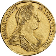 No. 6292: Holy Roman Empire. Maria Theresa, 1740-1780. 4 ducats 1779, Alba Iulia. Extremely rare. Nearly extremely fine. Estimate: 50,000 euros.