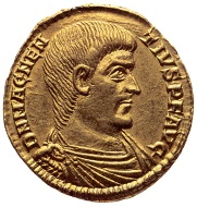 Magnentius. Solidus, Aquileia. Photo: National Museum Warsaw.